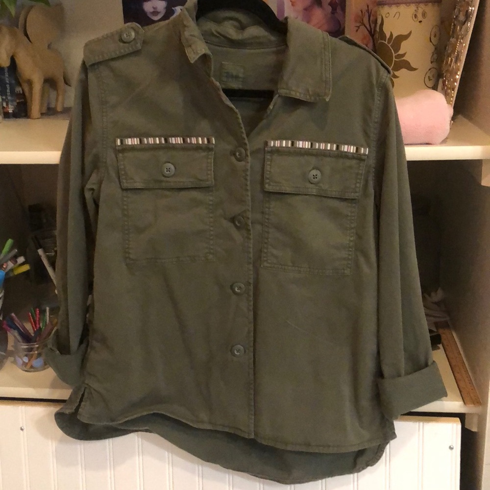 Dark green gap jean jacket